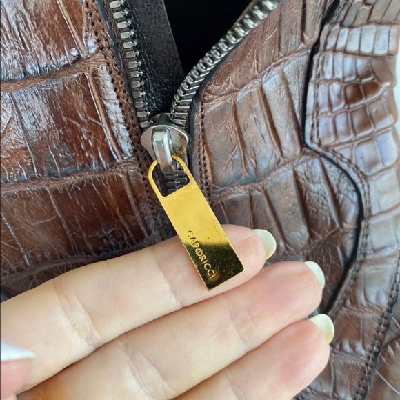 CAPORICCI 572 Alligator Boots Brown - Picture 14 of 14